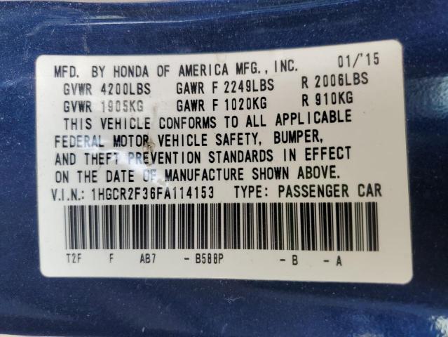 2015 HONDA ACCORD LX - 1HGCR2F36FA114153