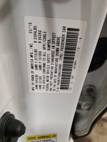 2016 ACURA TLX TECH 19UUB1F54GA009696