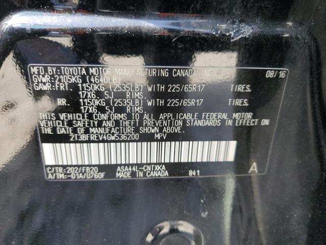 2016 TOYOTA RAV4 LE - 2T3BFREV4GW536200