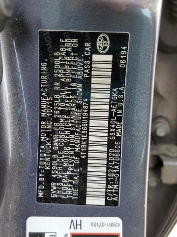 2016 TOYOTA AVALON XLE - 4T1BK1EB6GU194874