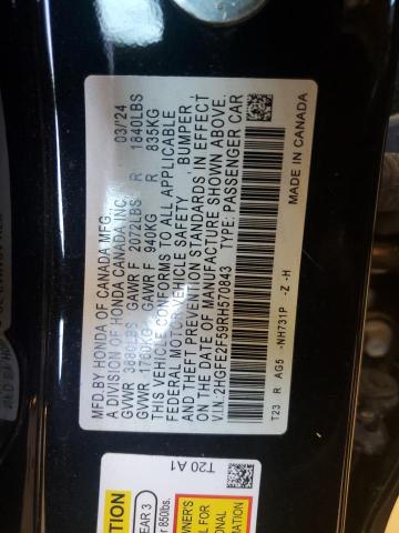 2024 HONDA CIVIC SPOR 2HGFE2F59RH570843