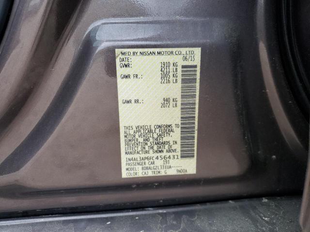 2015 NISSAN ALTIMA 2.5 - 1N4AL3AP6FC456431