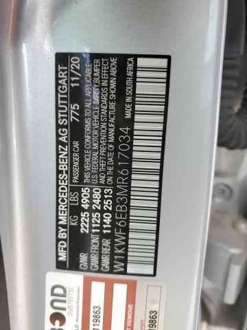 2021 MERCEDES-BENZ C 43 AMG W1KWF6EB3MR617034