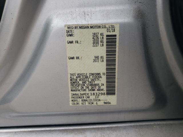 2018 NISSAN ALTIMA 2.5 - 1N4AL3AP0JC183298