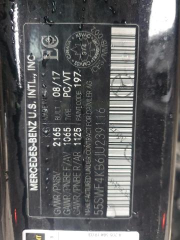 2018 MERCEDES-BENZ C 300 4MAT - 55SWF4KB6JU239116