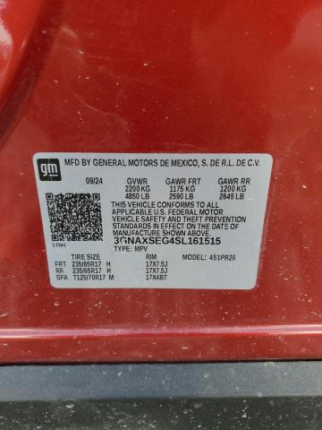 2025 CHEVROLET EQUINOX AC 3GNAXSEG4SL161515