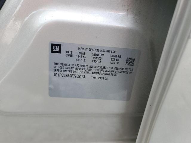 2015 CHEVROLET CRUZE LT - 1G1PC5SB0F7285163