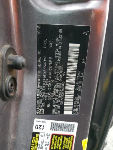 2015 TOYOTA SIENNA XLE - 5TDYK3DC6FS660035