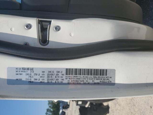2019 DODGE JOURNEY SE 3C4PDCBB4KT746783
