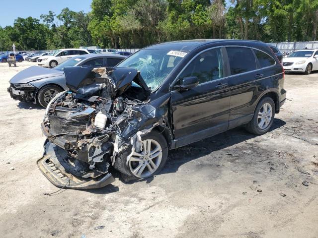 HONDA CR-V EXL 2011 black  gas 5J6RE3H74BL025751 photo #1