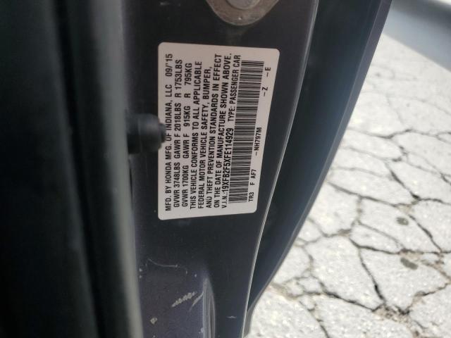 2015 HONDA CIVIC LX - 19XFB2F5XFE114929