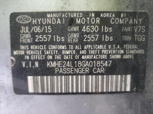 2016 HYUNDAI SONATA HYB - KMHE24L18GA018547