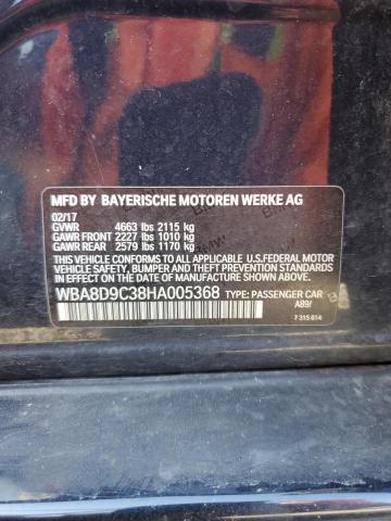 2017 BMW 330 XI - WBA8D9C38HA005368