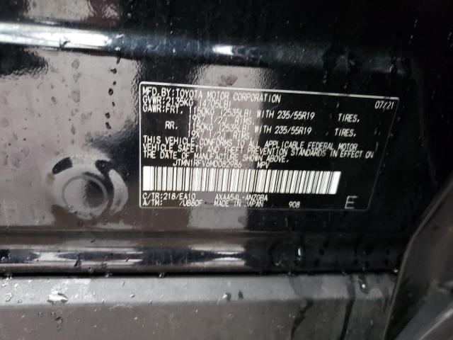 2021 TOYOTA RAV4 LIMIT JTMN1RFV6MD082986
