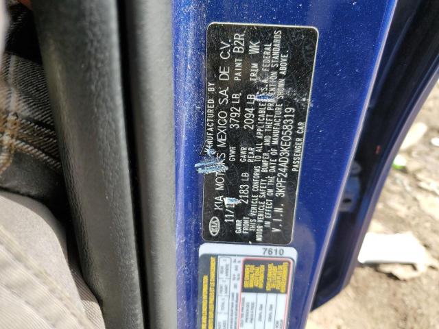 2019 KIA FORTE FE - 3KPF24AD3KE058319
