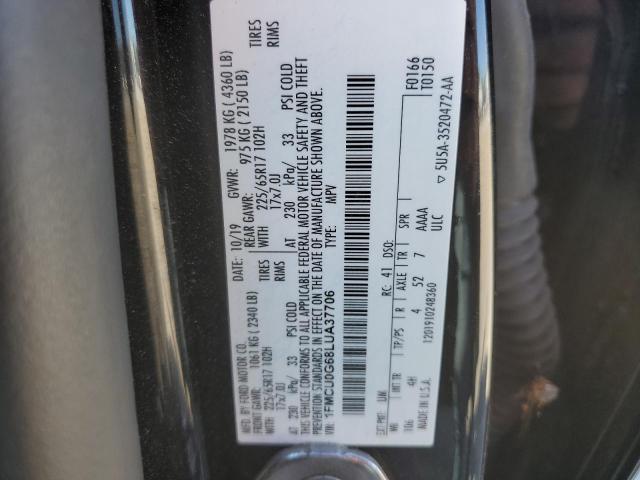 2020 FORD ESCAPE SE - 1FMCU0G68LUA37706
