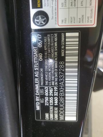 2017 MERCEDES-BENZ S 550 4MAT - WDDUG8FBXHA337288
