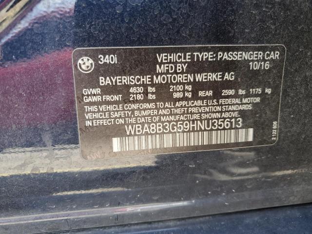 2017 BMW 340 I - WBA8B3G59HNU35613