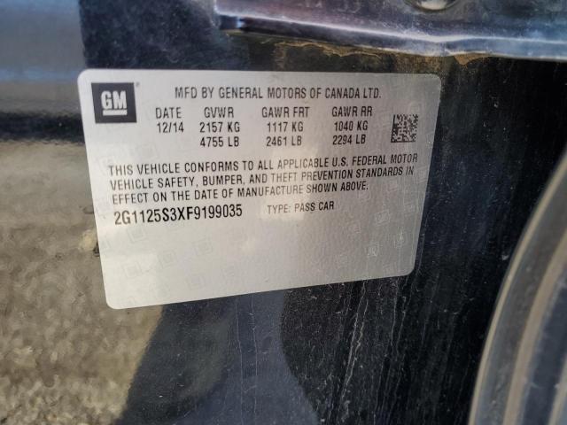 2015 CHEVROLET IMPALA LT - 2G1125S3XF9199035