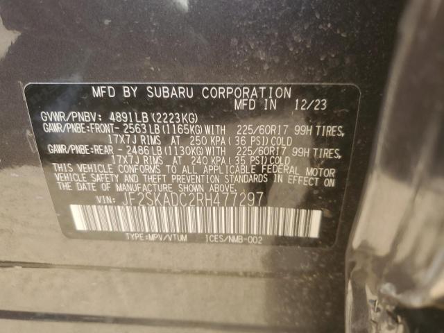 2024 SUBARU FORESTER P - JF2SKADC2RH477297