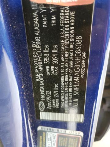 2022 HYUNDAI ELANTRA SE - 5NPLM4AG8NH086088