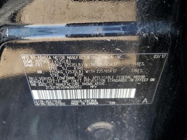 2017 TOYOTA RAV4 LE - 2T3ZFREV0HW360052
