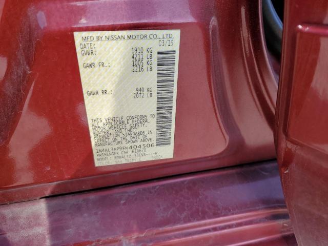 2015 NISSAN ALTIMA 2.5 - 1N4AL3AP9FN404506