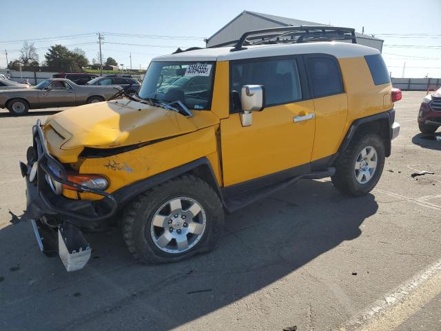 TOYOTA FJ CRUISER 2007 yellow  gas JTEBU11F270079649 photo #1