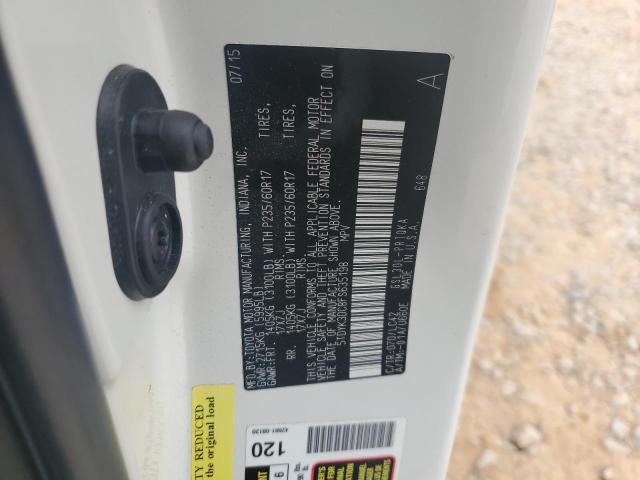 2015 TOYOTA SIENNA XLE - 5TDYK3DC8FS635198