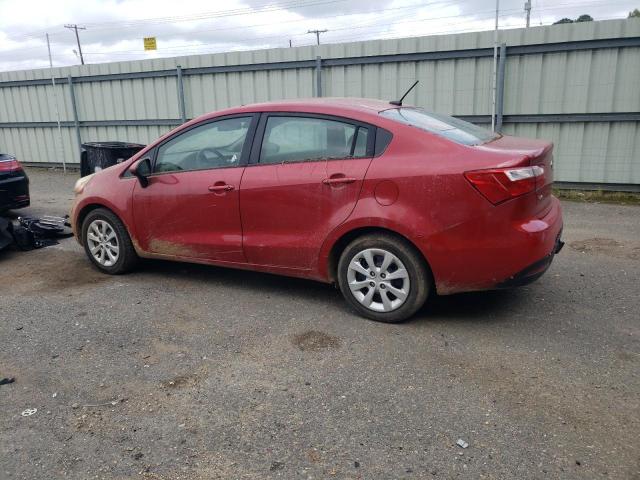 KIA RIO LX 2013 red  gas KNADM4A32D6124776 photo #3