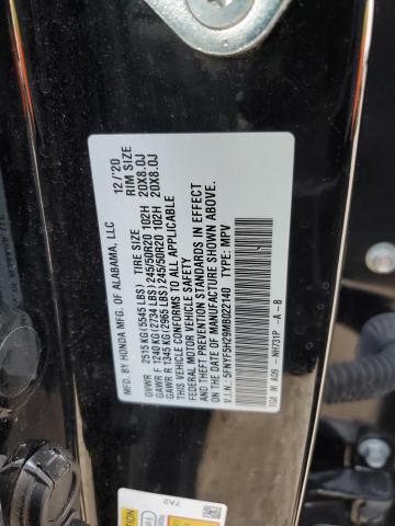 2021 HONDA PILOT SE 5FNYF5H29MB022140
