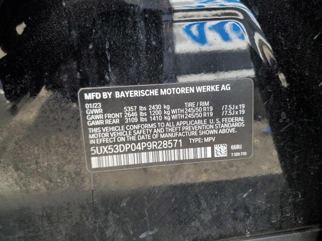 2023 BMW X3 XDRIVE3 - 5UX53DP04P9R28571