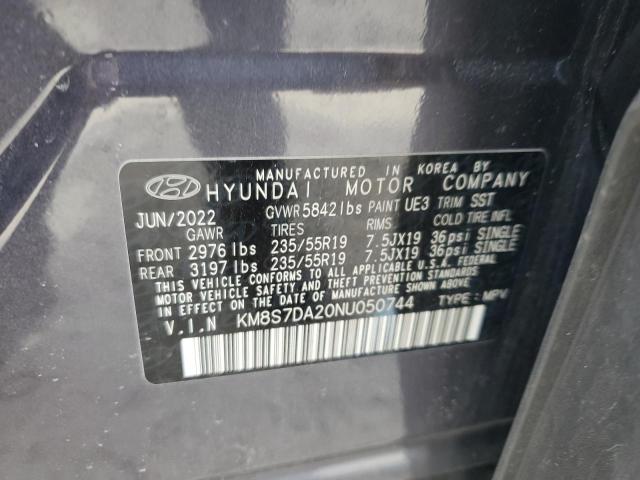 2022 HYUNDAI SANTA FE L - KM8S7DA20NU050744