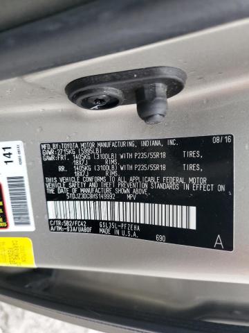 2017 TOYOTA SIENNA LE - 5TDJZ3DC8HS149992