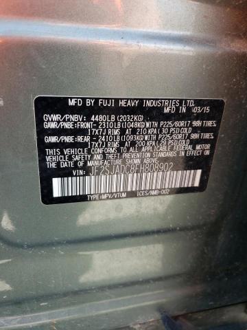 2015 SUBARU FORESTER 2 - JF2SJADC8FH808902