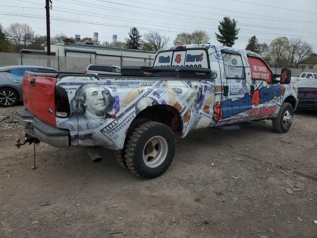 FORD F350 SUPER 2003 red crew pic diesel 1FTWW33P13ED54863 photo #4