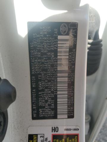 2016 TOYOTA COROLLA L - 2T1BURHE0GC493812