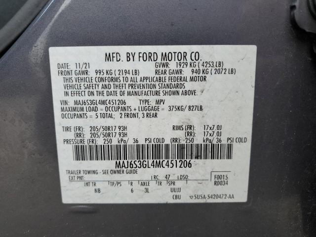 2021 FORD ECOSPORT S - MAJ6S3GL4MC451206