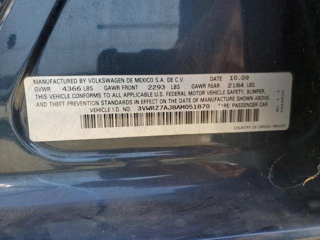 2010 VOLKSWAGEN JETTA SE - 3VWRZ7AJ8AM051870