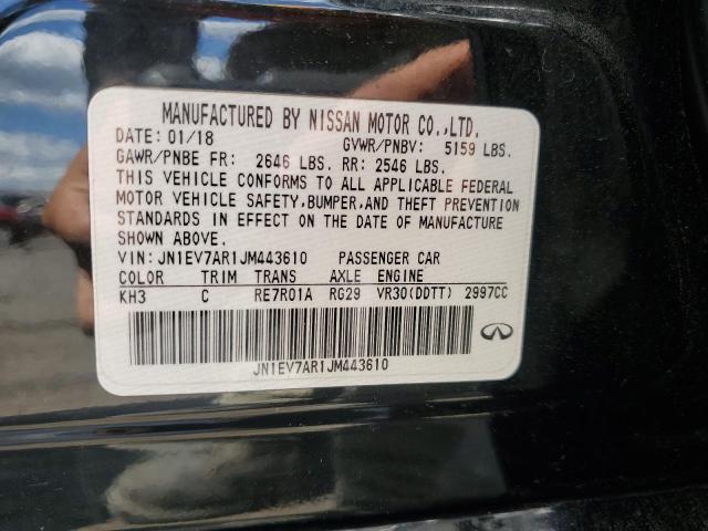 2018 INFINITI Q50 LUXE - JN1EV7AR1JM443610