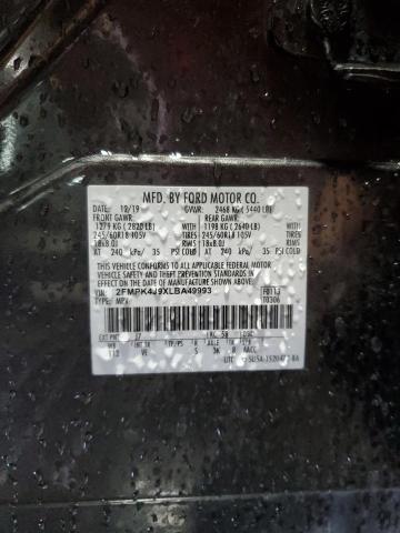 2020 FORD EDGE SEL - 2FMPK4J9XLBA49993