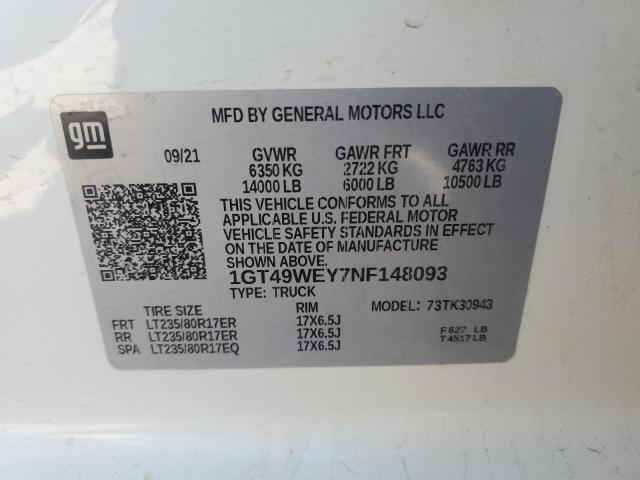 2022 GMC SIERRA K35 - 1GT49WEY7NF148093