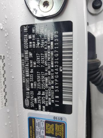 2020 KIA SORENTO L - 5XYPG4A33LG711393