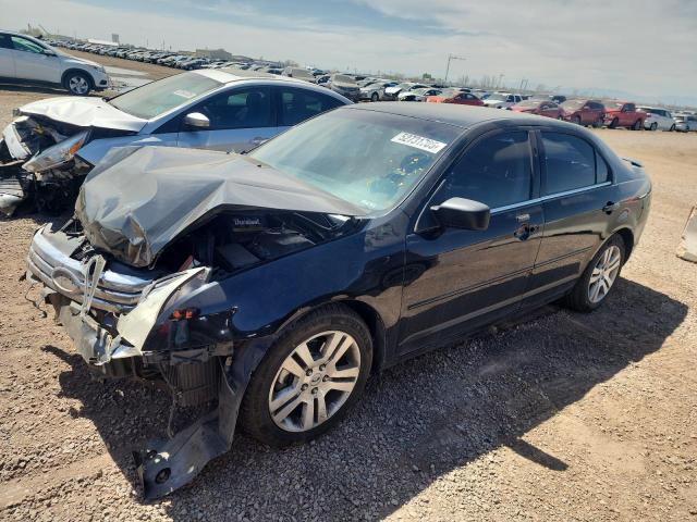 FORD FUSION SEL 2008 black  gas 3FAHP08138R124812 photo #1