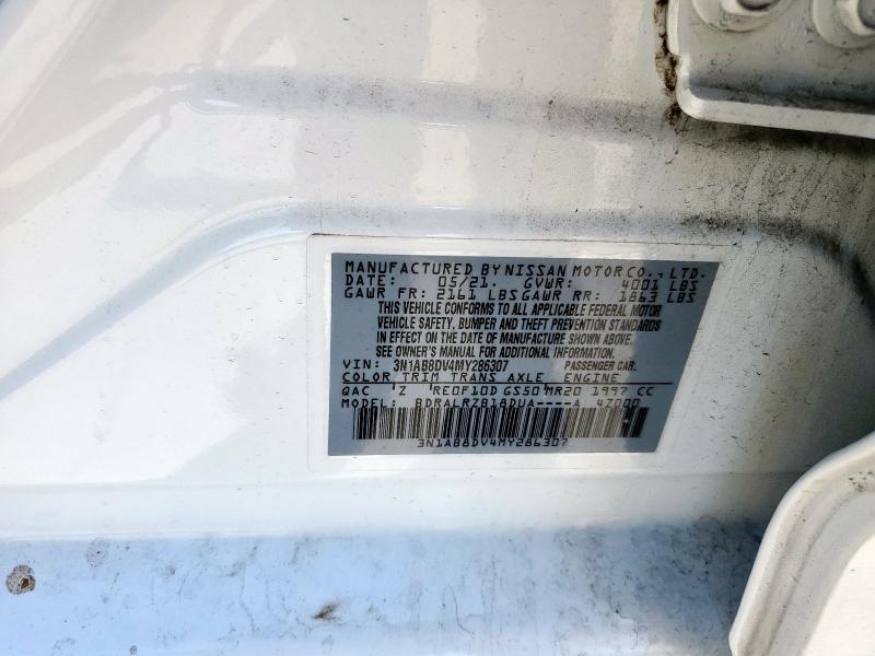 2021 NISSAN SENTRA SR - 3N1AB8DV4MY286307