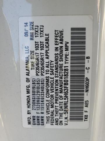 2015 HONDA ODYSSEY EX - 5FNRL5H63FB018281