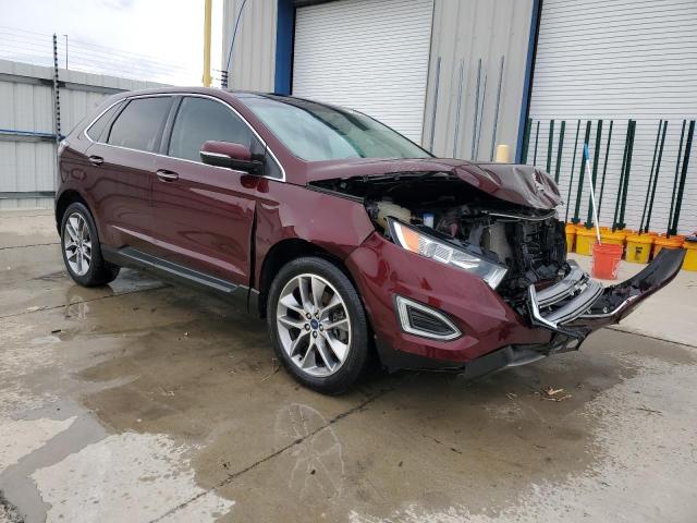 Vin: 2fmpk4k97hbb94284, lot: 52740555, ford edge titanium 20174