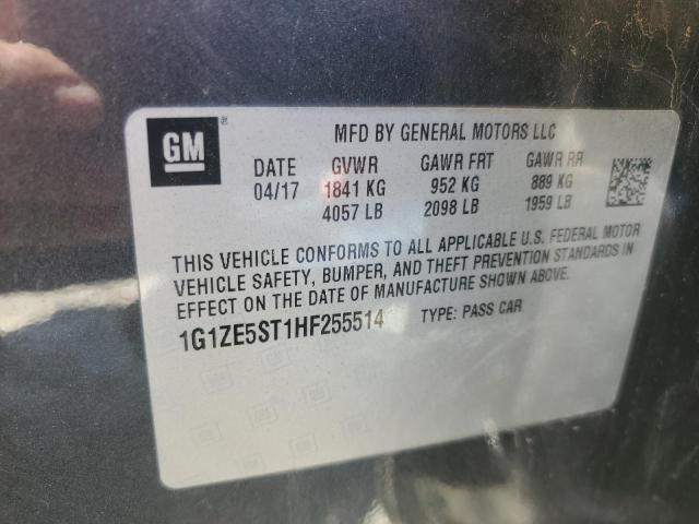 2017 CHEVROLET MALIBU LT - 1G1ZE5ST1HF255514
