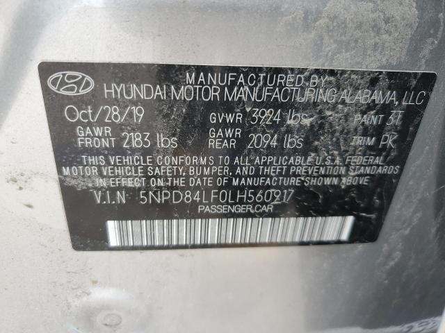 2020 HYUNDAI ELANTRA SE - 5NPD84LF0LH560917