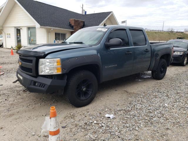 CHEVROLET SILVERADO 2012 teal crew pic gas 3GCPKPEA9CG126215 photo #1